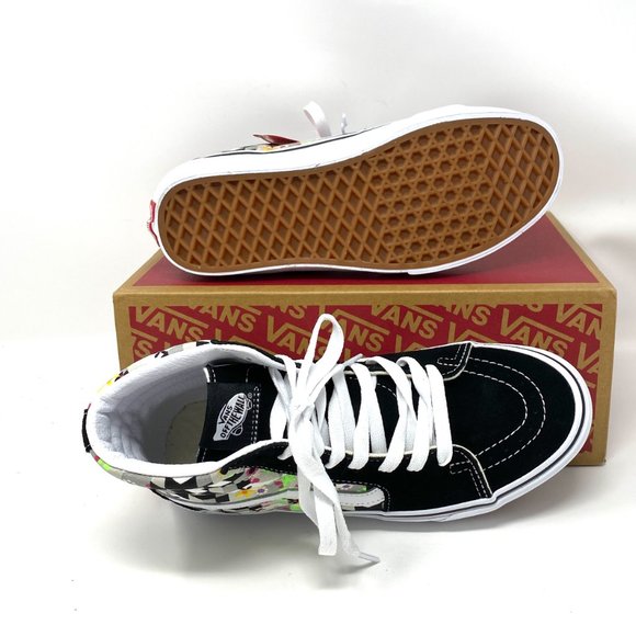 VANS SK8-Hi Checker Cube Black Canvas High Top SB Sneakers Women's VN0A32QG3XR - Picture 10 of 16
